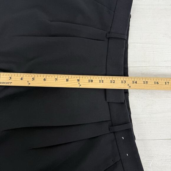 Abercrombie & Fitch Tailored Pants Women 32 / 14 Black High Rise Trousers Sloane - Picture 10 of 14